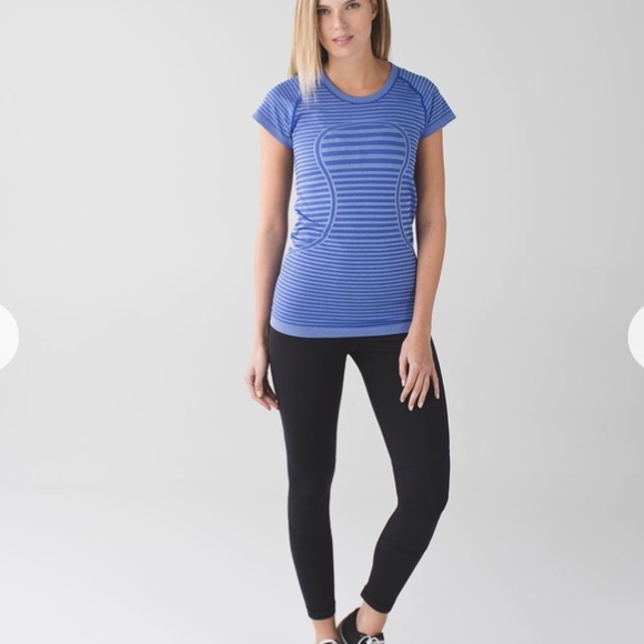 🍋Swiftly Tech Lululemon Heathered Sapphire Sz 8 - Picture 3 of 10